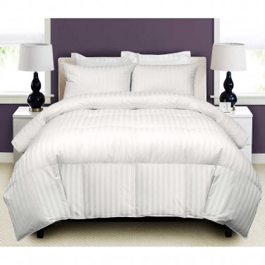 Hotel Grand White Down Comforter Oversized 500 TC Cotton