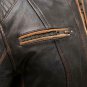 First Manufacturing Women's Leather Motorcycle Jacket, Electra - FIL198CHLZ
