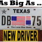 2 NEW DRIVER bumper stickers for student driver