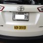 NEW DRIVER bumper sticker for student driver with removable glue