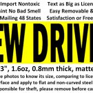 NEW DRIVER magnet sticker for student driver no glue