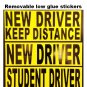 STUDENT DRIVER magnet sticker for student driver no glue