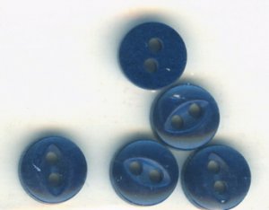 5 JHB Baby Buttons Blue NIP