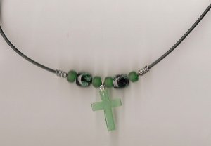 Green Jasper Cross