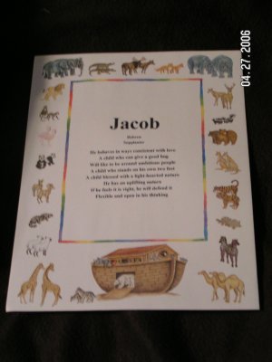 First Name Meaning- noah's ark