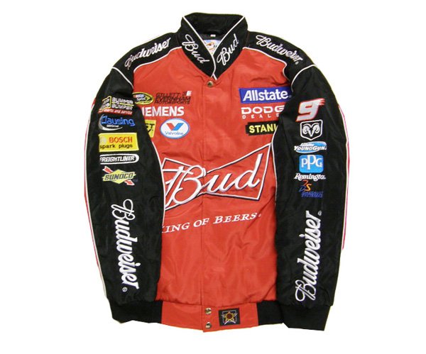 Budweiser Nascar Car RED Jacket