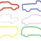 24pk Silicon Bandz - Automobile