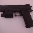 R-833A Black Spring Airsoft Handgun w/Laser and LED Light