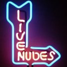 Neon Live Nudes Sign