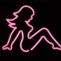 Neon Mud Flap Girl