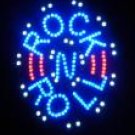 19x19 Large Rock N Roll Motion LED Sign
