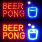 19x10 Beer Pong Motion LED Sign