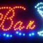 19x10 Bar w/Martini Motion LED Sign