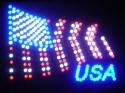 19x19 Large US Flag Motion LED Sign