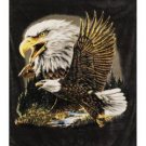 Super Plush Eagle Queen-Mink Style Blankets 79"x95"