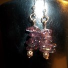 Purple Chipped Earrings