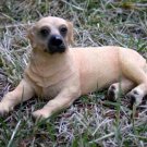 Yellow Labrador Retriever Dog Figurine