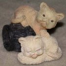 Kittens on a Barrel
