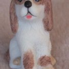 Dog Mini Brown and White 1 3/4" Tall