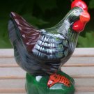 Chicken Hen Figurine Brightly Colored 4 1/2" Tall