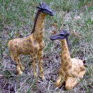 Giraffe Pair Figurine 6"