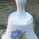 Lefton China Bell White w/Flowers 4"
