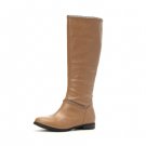 Chain decorated High boot in camel