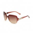 Metal Tip Sun Glasses grandual brown