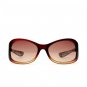 Lace flower Temple Sun Glasses Brown