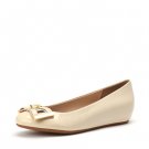 butterfly deco round-toe  height-increasing shoe white