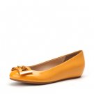 butterfly deco round-toe  height-increasing shoe yellow