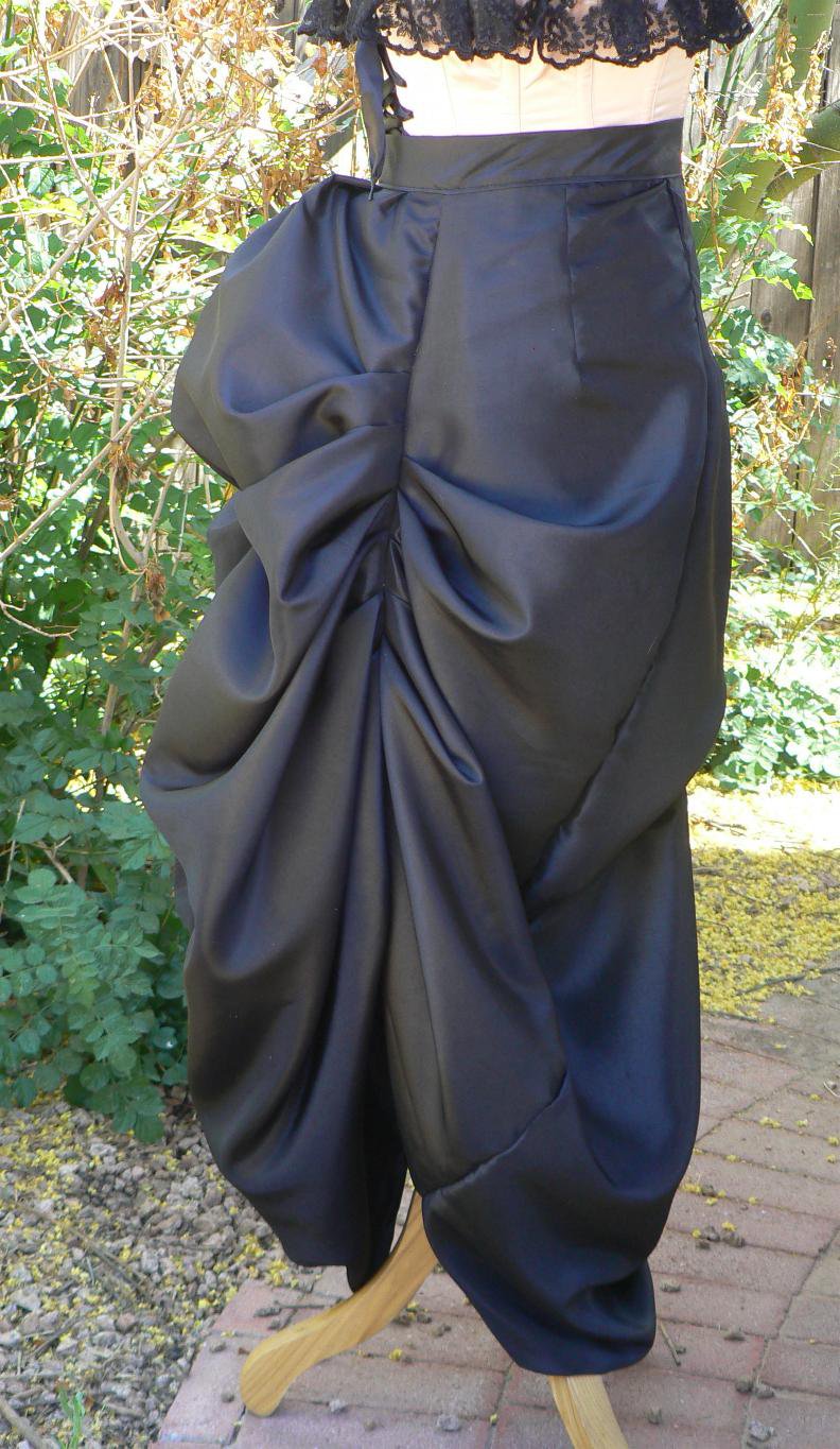 Bustle Skirt Victorian Natural Form Overskirt