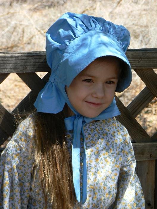 Prairie Bonnet Sun Cotton Hat Laura Ingalls