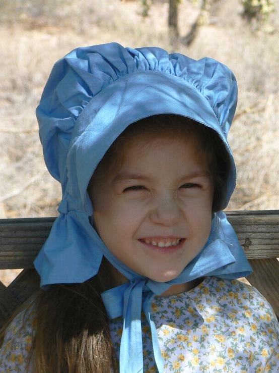 Prairie Bonnet Sun Cotton Hat Laura Ingalls