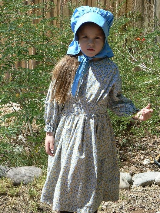 Prairie Bonnet Sun Cotton Hat Laura Ingalls