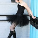 Black adult tutu skirt petticoat Medium