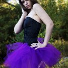 Purple adult dance tutu Large