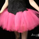 Hot pink adult dance tutu skirt petticoat XXLarge plus size