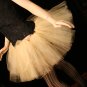 Golden gold adult dance tutu Small