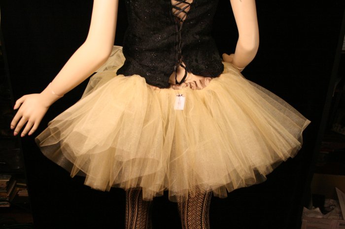 gold tutu outfit