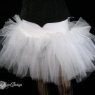 Winter FAiry White and sparkle extra poofy tutu skirt Adult Small