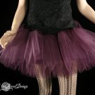 Eggplant Burgundy adult dance tutu Large
