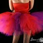 Red and Purple Splash Monster tutu extra puffy adult Small