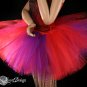 Red and Purple Splash Monster tutu extra puffy adult Large