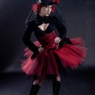 The Ring Master huge poofy red and black adult tutu Large