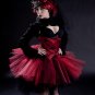 The Ring Master huge poofy red and black adult tutu XLarge Plus