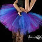 Butterfly tutu extra puffy purple and blue adult XLarge Plus
