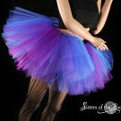 Butterfly tutu extra puffy purple and blue adult Small
