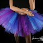 Butterfly tutu extra puffy purple and blue adult Small