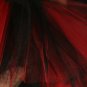 Peek a boo mico mini Black and red adult tutu Small